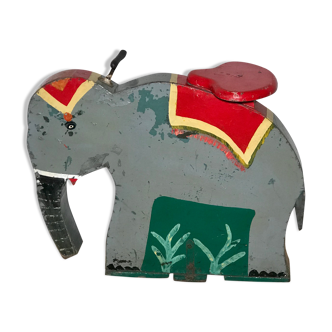 Merry-go-round elephant