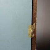 Mirror window Rajasthan in hand-painted bone decor with an ancient horseman from the early 20th century.