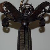 Art deco chandelier by nics frères et degué