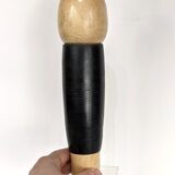 Kokeshi doll plum blossom by master Sato Suigai (Japan 1920 - ?)