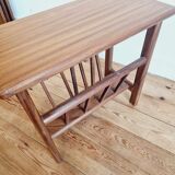 Teak magazine rack