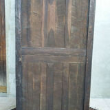 Rustic buffet in natural wood