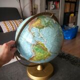 Vintage globe 60 scan globe a/s replogle 1960 Denmark (rotatable 360 °)