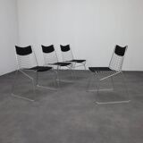 4x chaise de salle à manger string chair shin azumi magis,