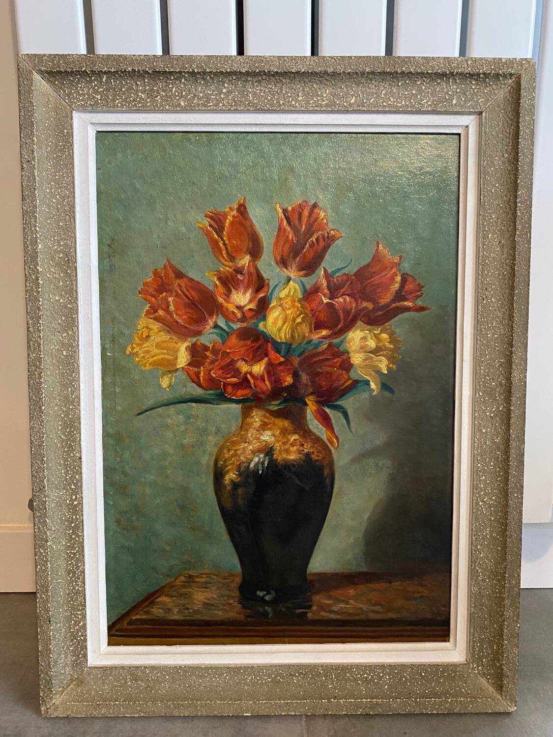 Tulip bouquet painting