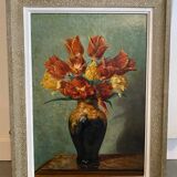 Tulip bouquet painting