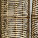 Large lantern-shaped rattan pendant lamp H50 D24