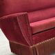 1970s, Danish 2-seater sofa, red furniture velour.