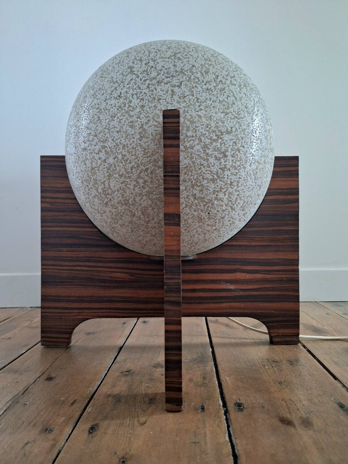 Large vintage table lamp, old light fixture