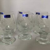 6 verres en cristal de Bayel