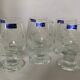 6 Bayel crystal glasses