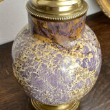 Ceramic and brass lamp