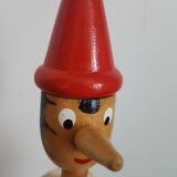 Jouet en bois Pinocchio vintage