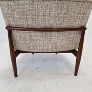 Mid-century round bench in teak Denmark 1960s