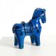 60s ceramic horse from the Rimini Blue collection by Aldo Londi for Bitossi