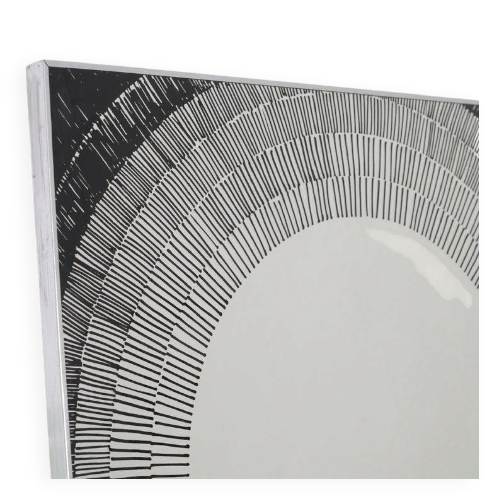 Deknudt mirror from the 1980s, postmodern design.