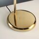 Vintage table lamp in metal and fabric, Italian design, 1980s.