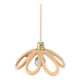 Suspension en céramique fleur en grès - artisanat français