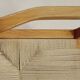 Set of eight pine dining danish chairs with Rope Seat 1980'