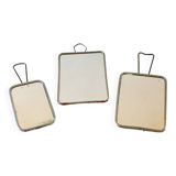 Collection of 3 vintage barber mirrors