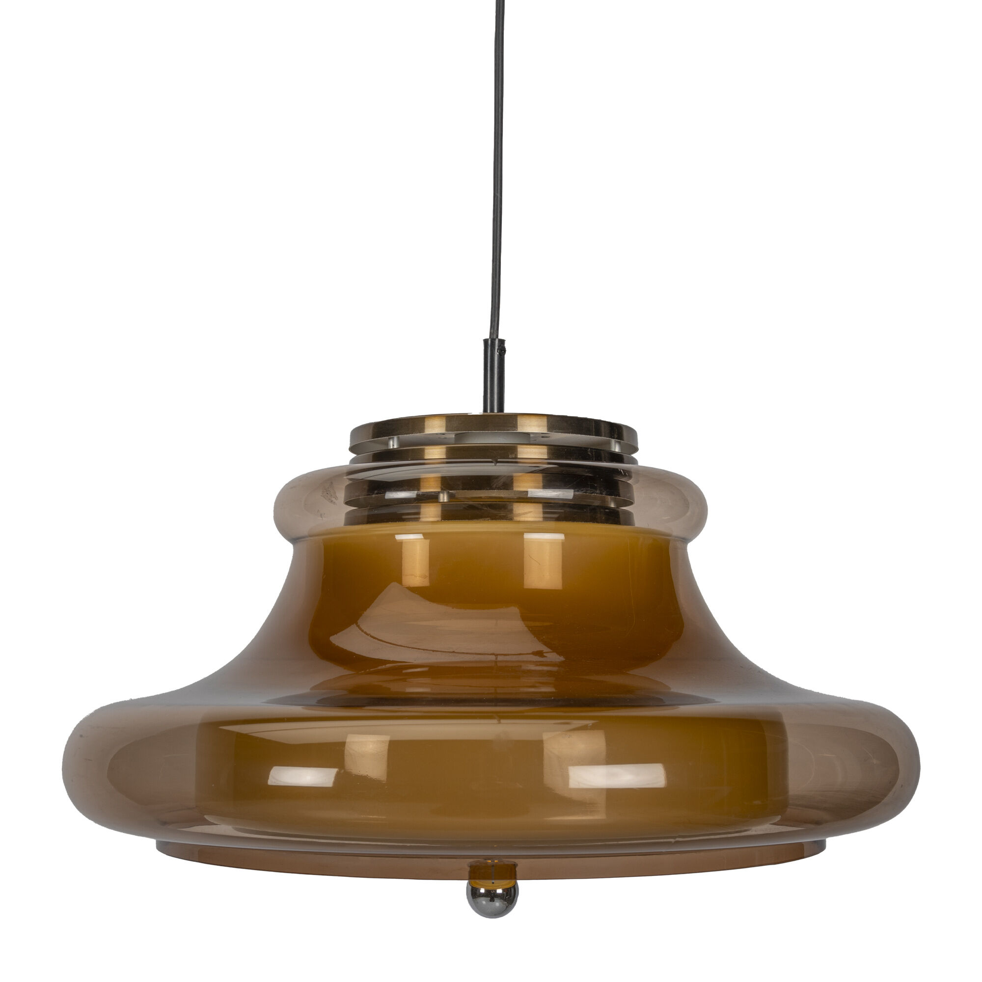 Brown space age herta pendant lamp