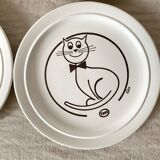 Esso Advertising Dessert Plates