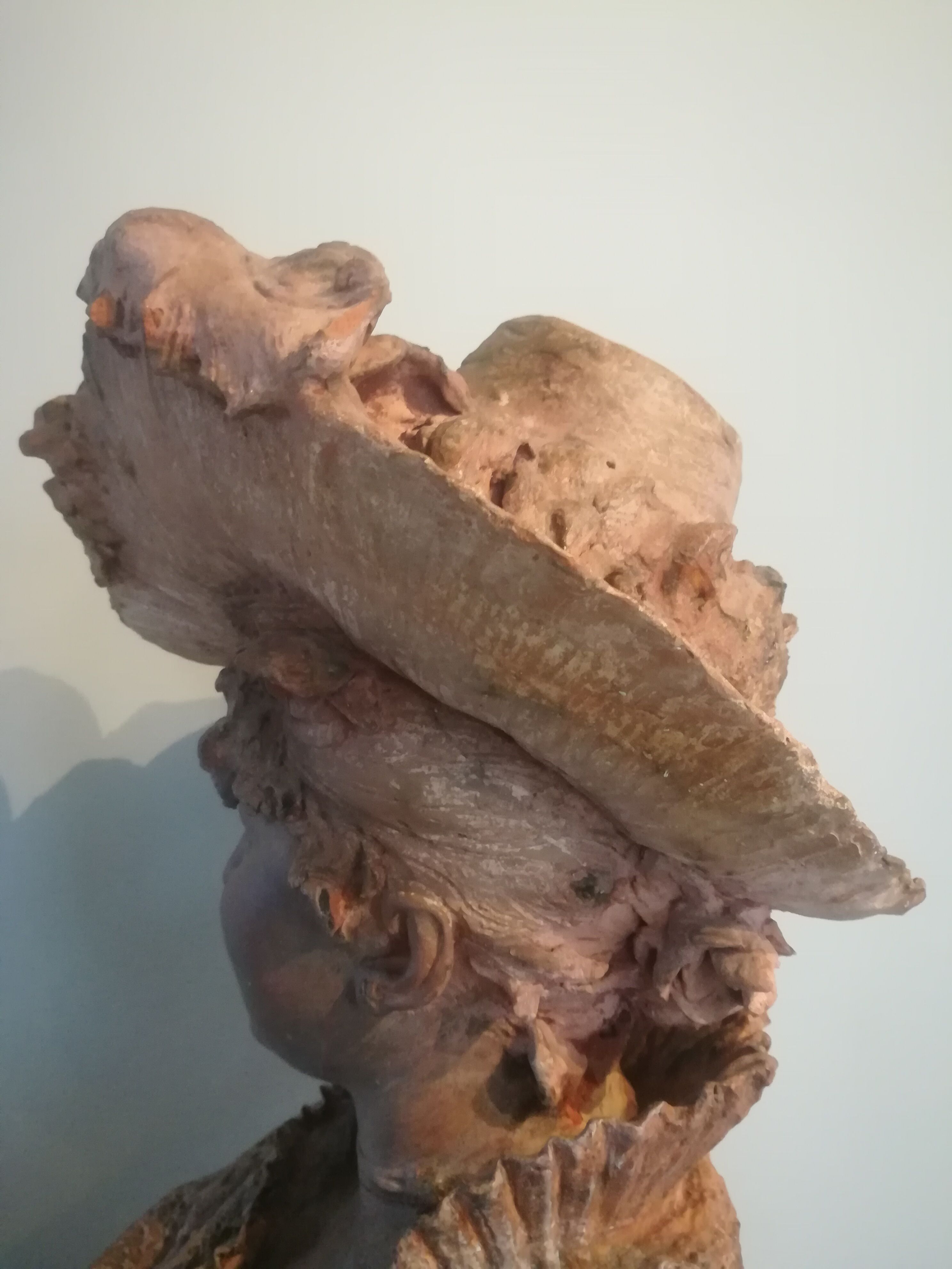 Bust signed D. Van Den Bossche in terracotta