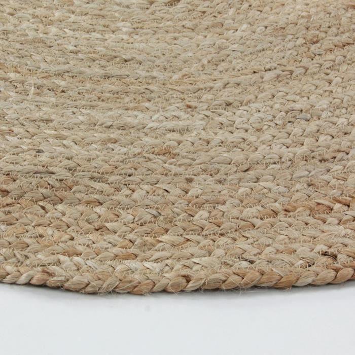 Tapis rond en jute naturel 70 cm
