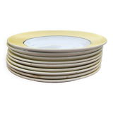 Yellow plates with relief Moulins des Loups - Orchies