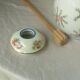 Limoges porcelain chocolatiere with its moussoir