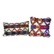 Set of 2 vintage kilim cushion covers 41x41 cm