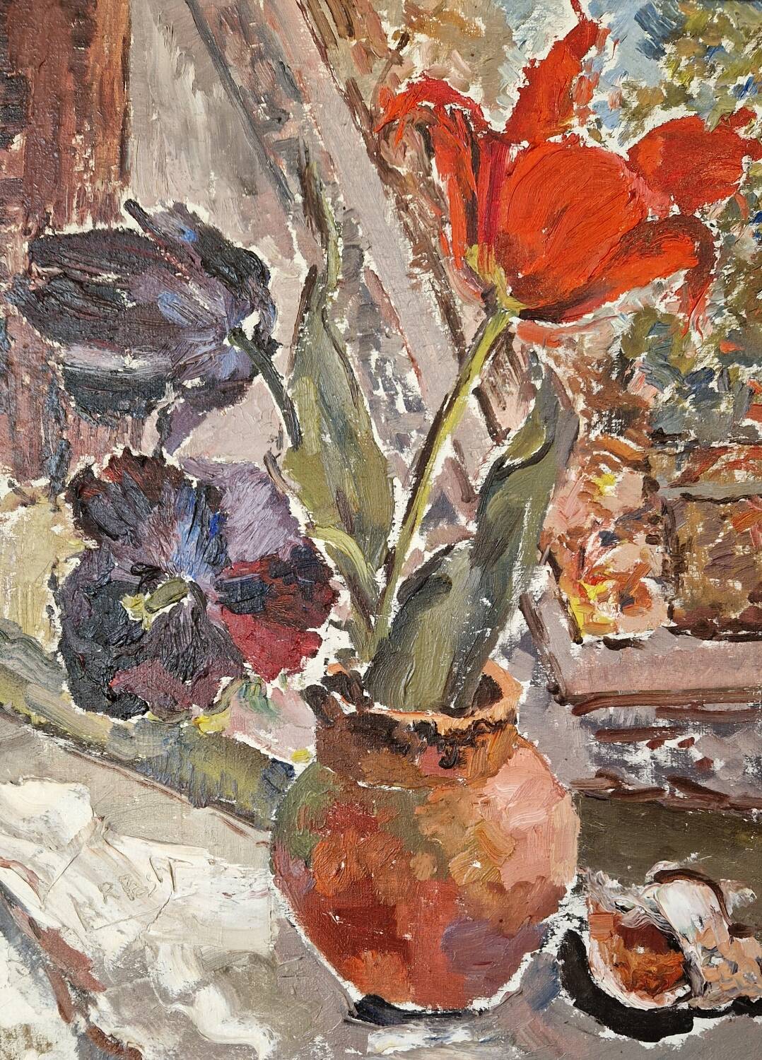 Flower painting by Robert Pasty