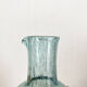 Blue bubbled glass decanter