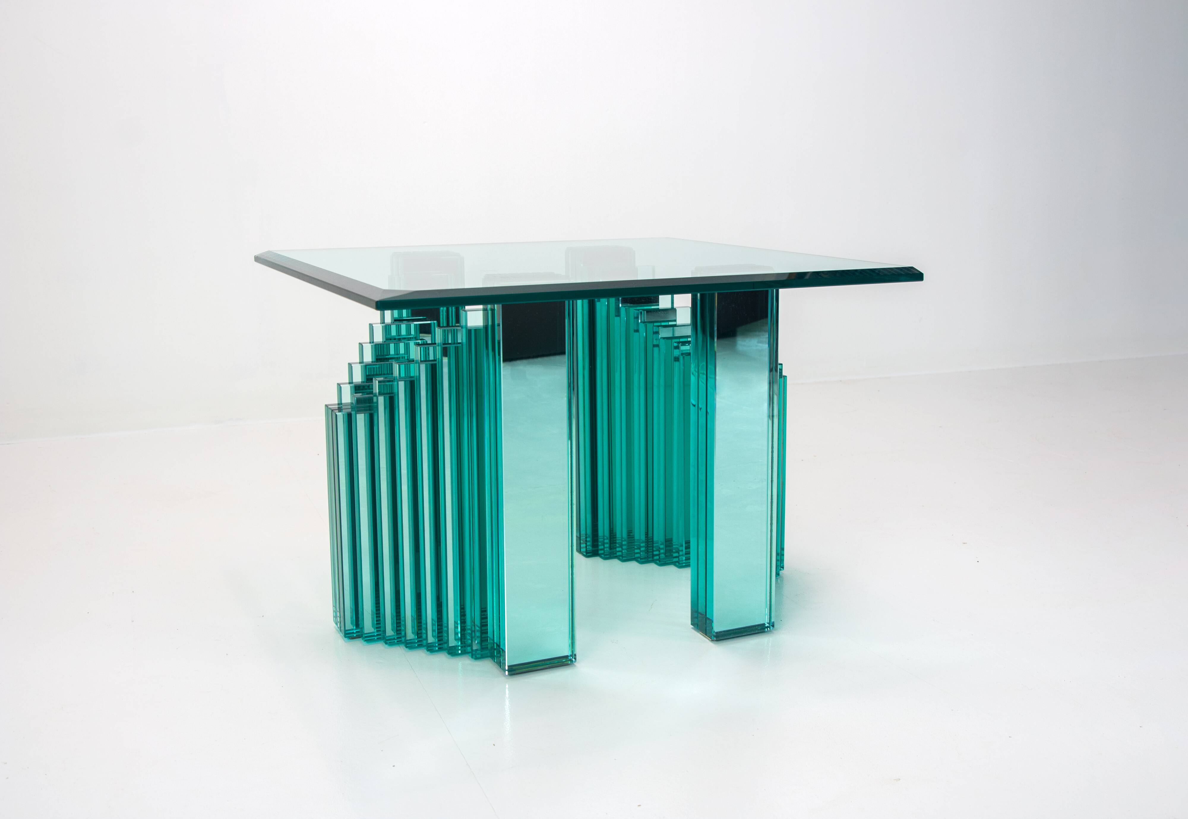 "Supercalif" coffee table, designed by Luigi Massoni for Gallotti & Radice