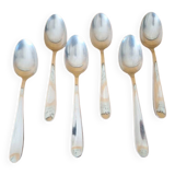 Christofle - Set of 6 Dax model table spoons in silver plated metal