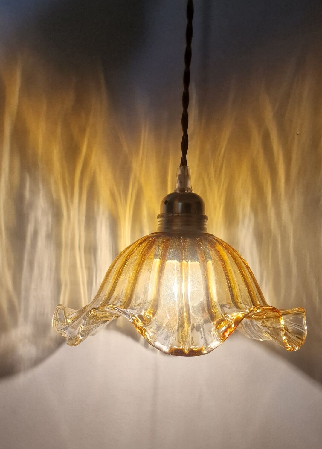Murano glass light fixture