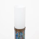 Italian Enamelled Brass Floor Lamp by Angelo Brotto for Esperia, 1960s