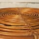 Table basse rotin années 60