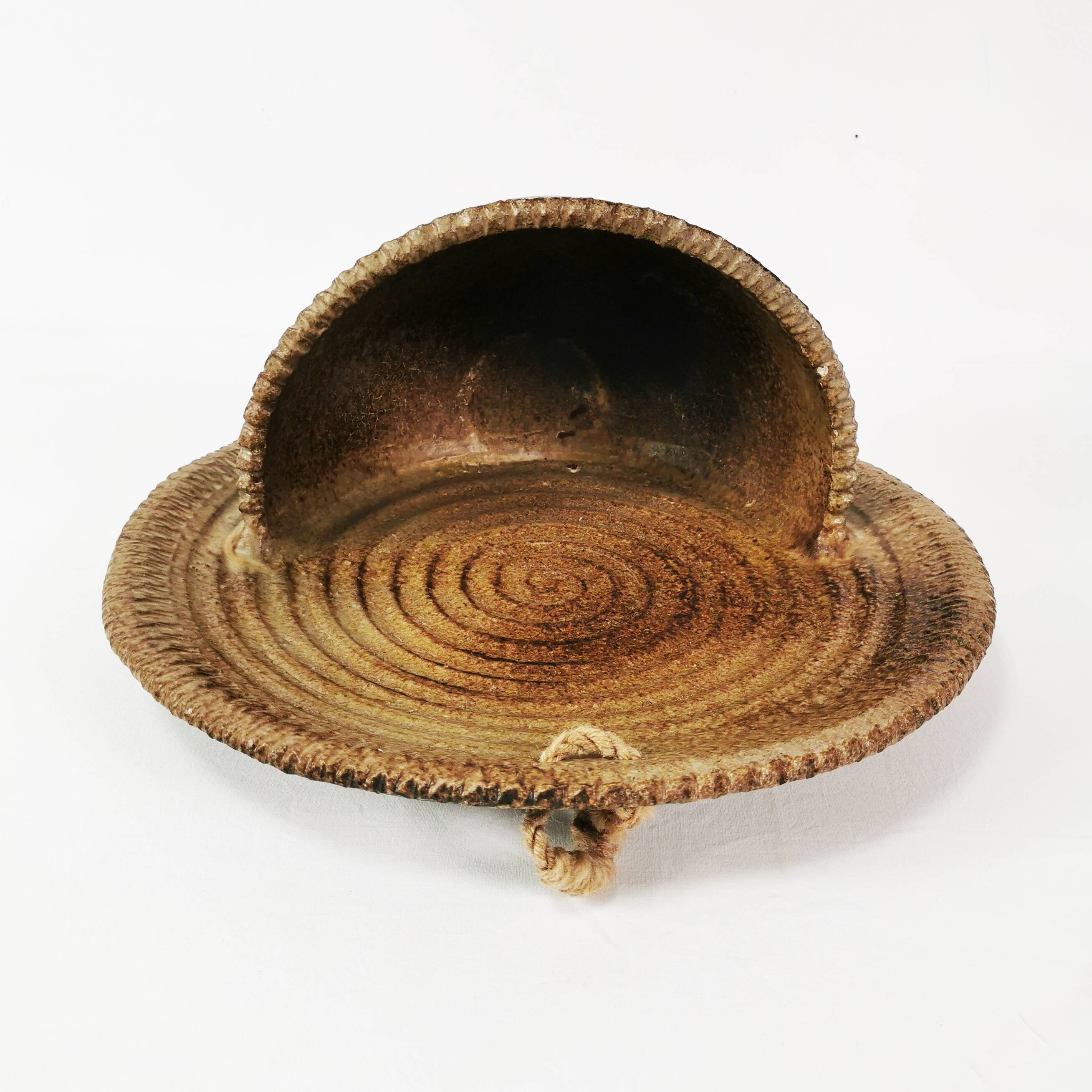 Wall-mounted ceramic flowerpot, Germany, 1970s.