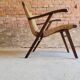 Fauteuil design corde 1960"