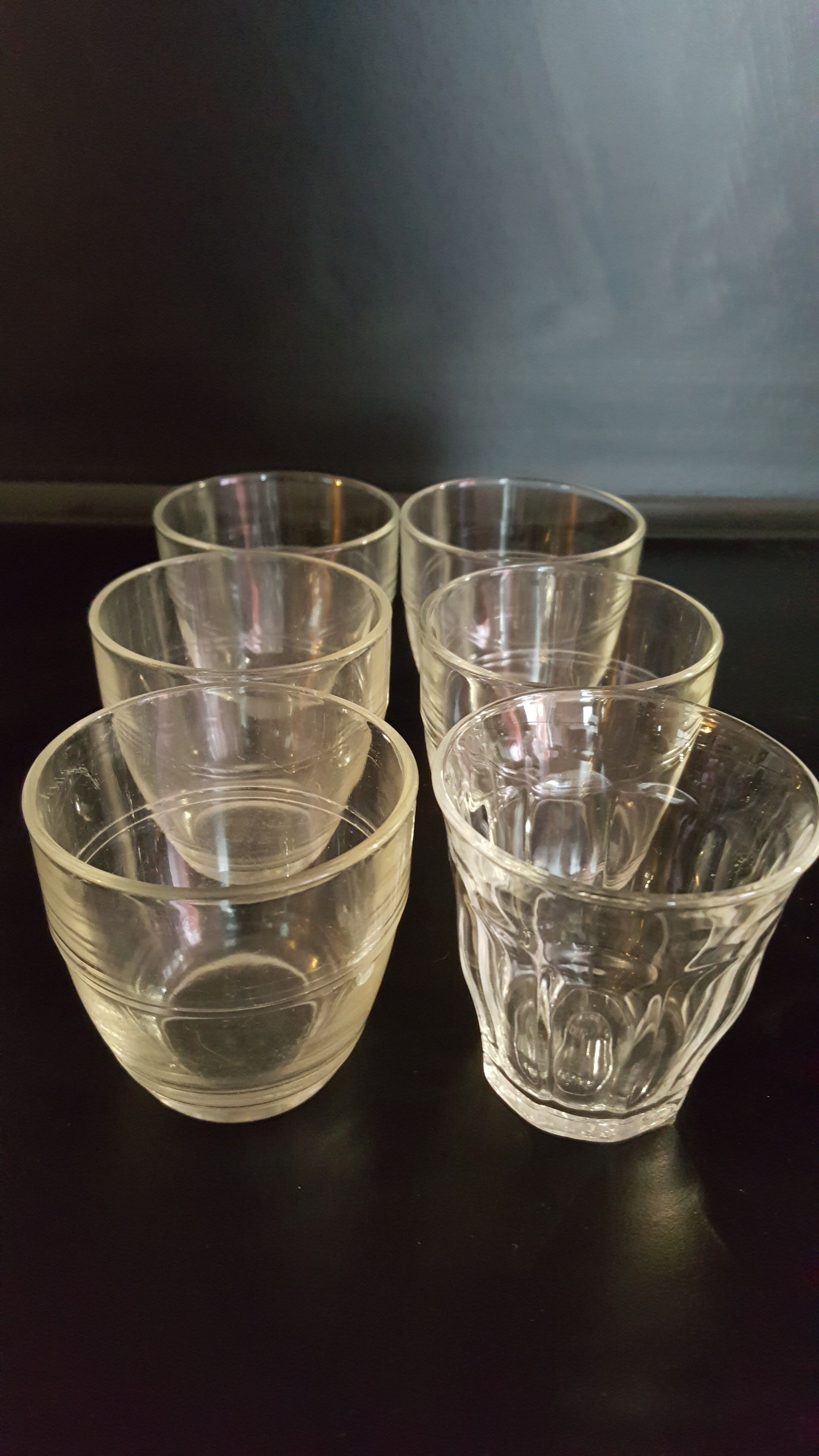 6 canteen duralex glasses