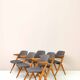 Set of 6 chairs designed by Bengt Ruda for NK