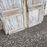 Pair of fir shutters