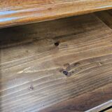 Art Decò display cabinet in walnut burl