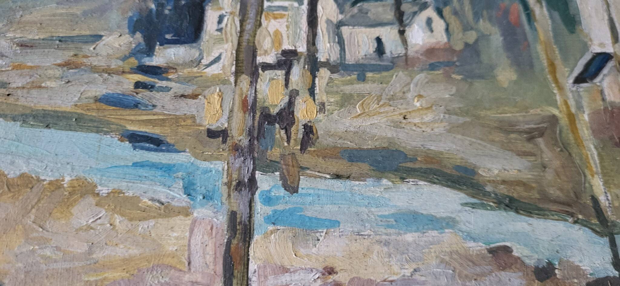 Tableau HST d'après Pissaro