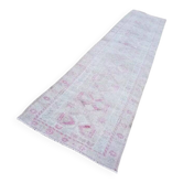 Vintage Turkish hallway rug 88x407 cm
