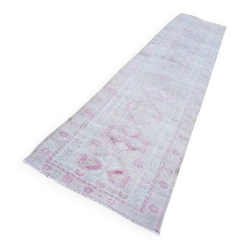 Tapis de couloir turc vintage