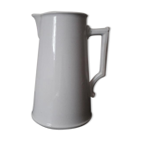 White pitcher Digoin Sarreguemines XIX