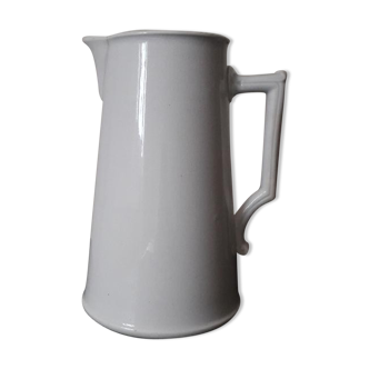 White pitcher Digoin Sarreguemines XIX