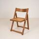 Set of Four Folding Dining Chairs,